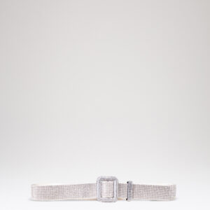 VENUS BELT - Crystal on Silver